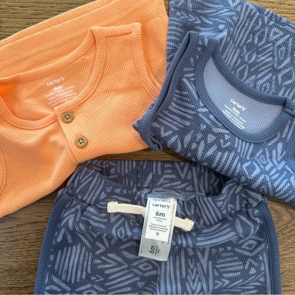 Carters Baby Boy 6 Months Clothing Lot NWT